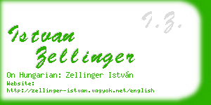 istvan zellinger business card